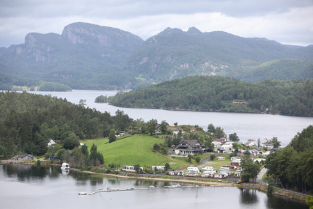 美丽的乡村景观挪威