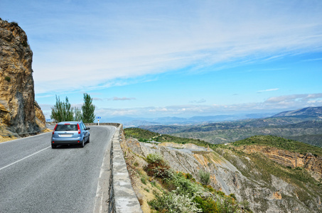 西班牙山道路