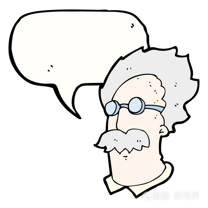 与思想泡泡卡通天才发明家