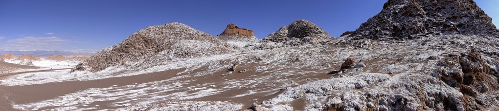 valle del luna谷的月亮，在阿塔卡马的智利