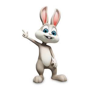3d兔图片