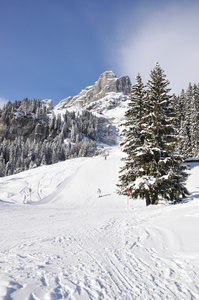 braunwald，著名的瑞士滑雪度假村