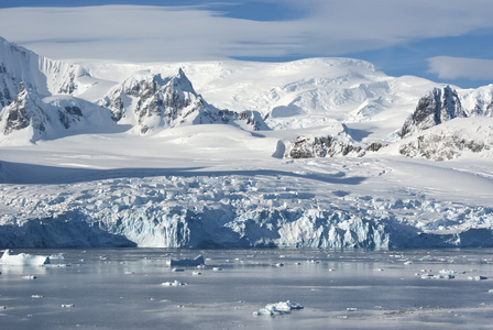 海岸的南极半岛西部 s 冰川