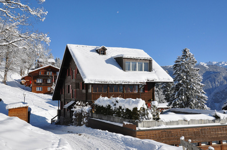 braunwald，著名的瑞士滑雪度假村