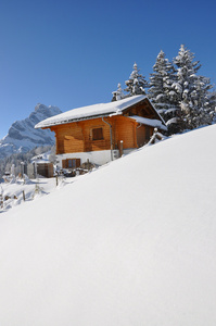 braunwald，著名的瑞士滑雪度假村