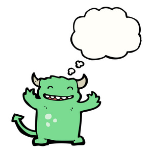 调皮卡通调皮的小淘气鬼照片