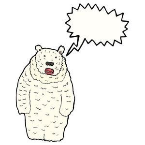 巨大的北极熊