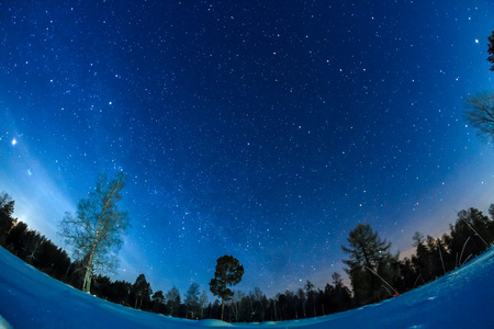 冬季的星空