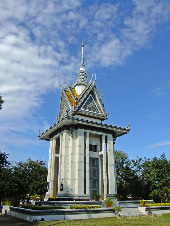 纪念佛塔,杀了字段,金边,柬埔寨