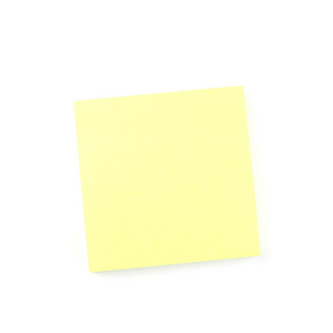 黄色纸笔记