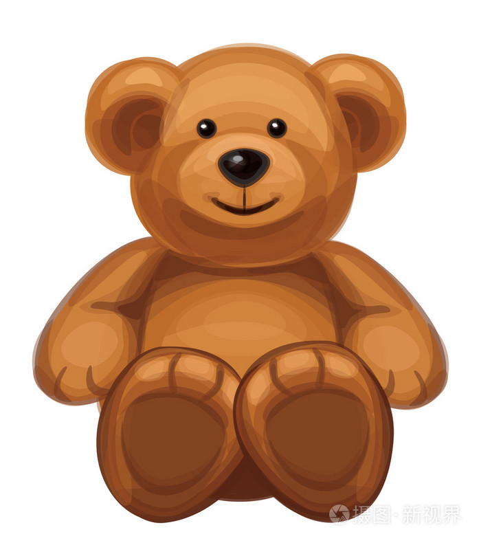 向量的可爱熊插画-正版商用图片1bok2z-摄图新视界