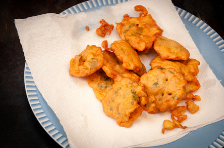 洋葱 bhaji pakora