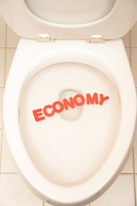 浴室厕所与题字的经济