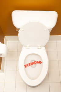 浴室厕所与题字的经济