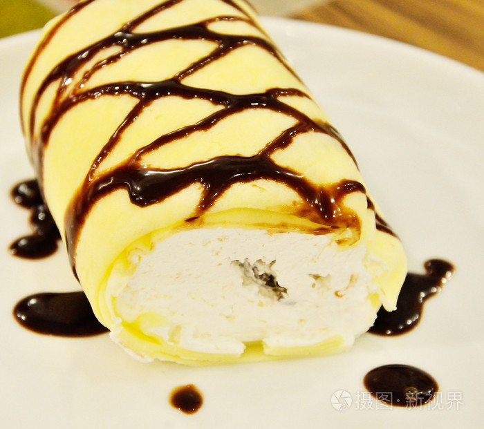 软辊蛋糕用巧克力酱