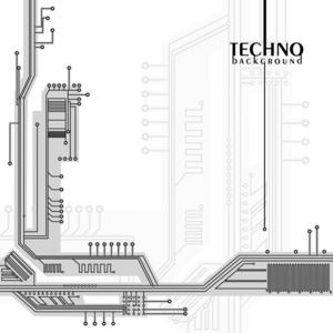 抽象电路板背景纹理