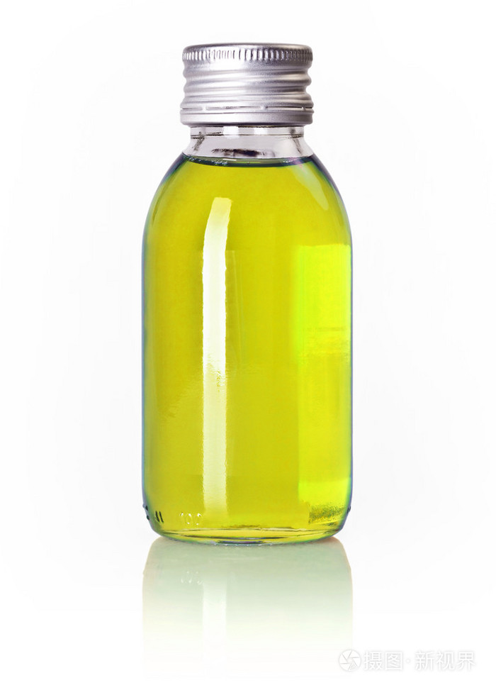 瓶的黄色液体