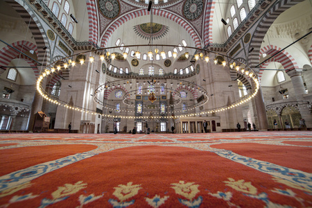 苏莱曼清真寺，伊斯坦布尔，土耳其
