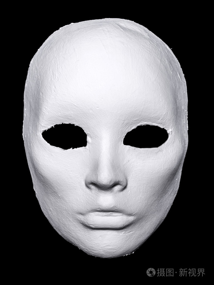 白色手工制作面具