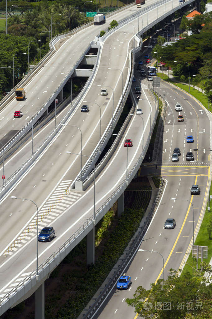 在新加坡的城市公路