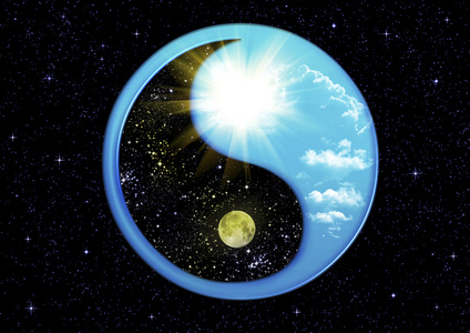 阴阳阴阳的双重概念阴阳象征男女性别和谐平衡.