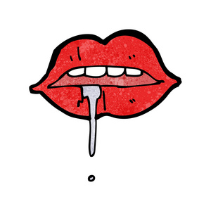 流口水手绘图片-流口水手绘素材-流口水手绘插画-摄图新视界