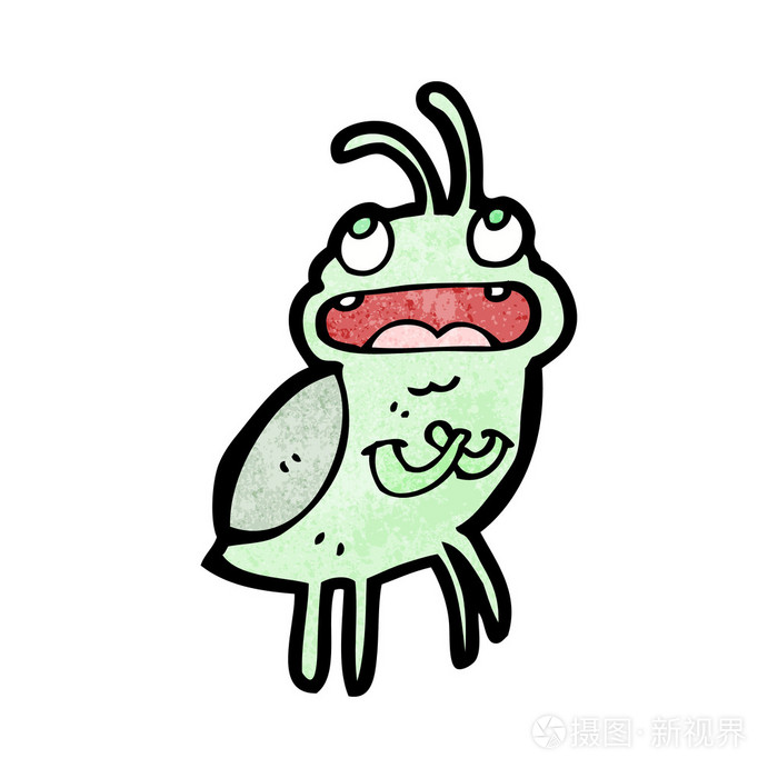 卡通可爱的bug