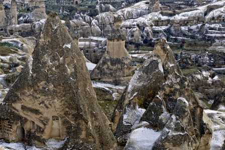 卡帕多细亚，土耳其砂岩地层
