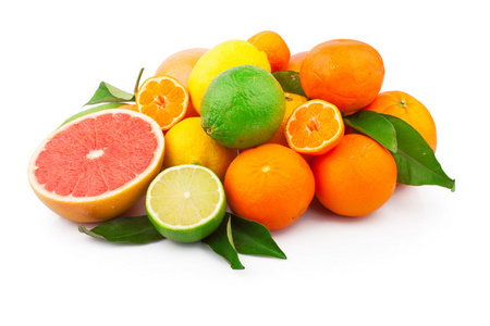 柑橘类水果一套