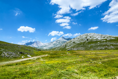 景观的 campo imperatore