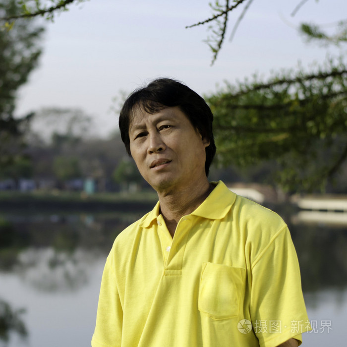 泰国的中年男人