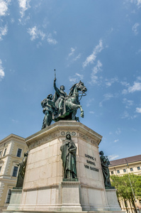 路德维希我在慕尼黑，德国巴伐利亚雕像