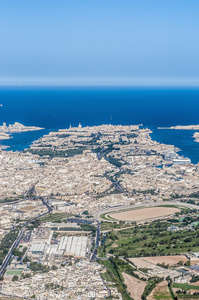 从空中看到的马耳他瓦莱塔