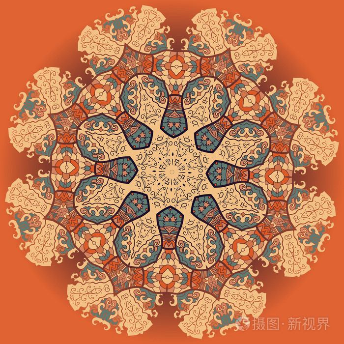 东方曼荼罗图案
