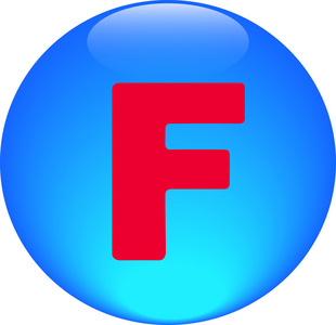 字母图标符号字母 f