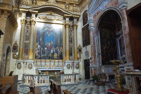 大教堂大教堂的圣 agata。加里波利。普利亚大区。意大利