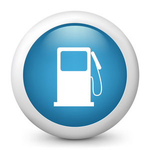 描绘的汽油或燃料象征的图标