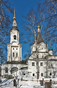在 veshnyaki，莫斯科圣母安息大教堂