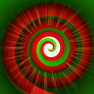flare 的红绿黑中央旋流形状