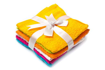彩色的毛巾