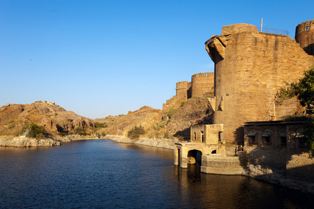 在焦特布尔，印度 mehrangarh 堡