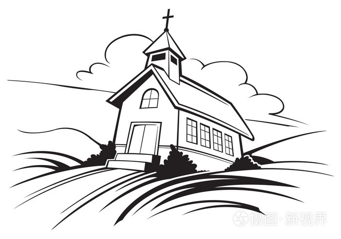 教堂插画-正版商用图片1bso7c-摄图新视界