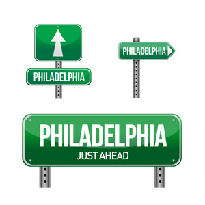 费城城市道路标志