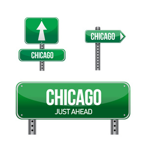芝加哥城市道路标志