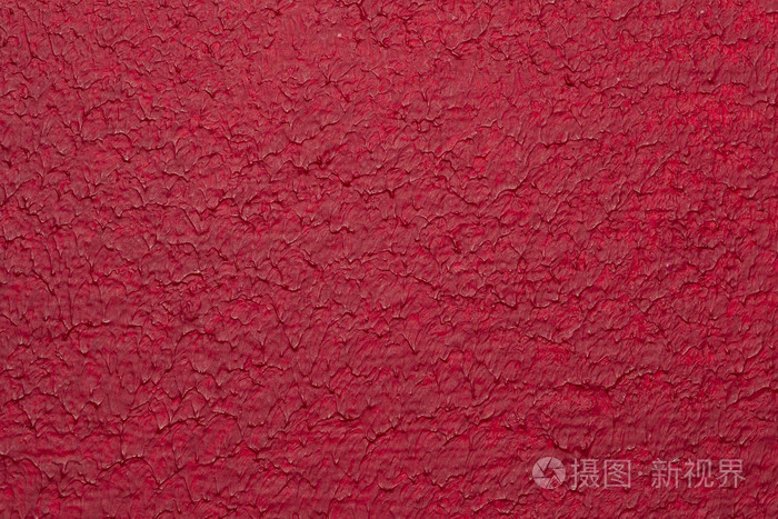 红色彩绘的画布