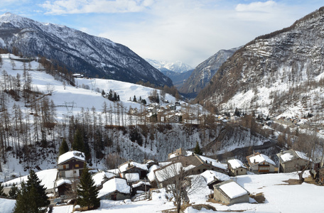 意大利 valtournenche 滑雪度假村