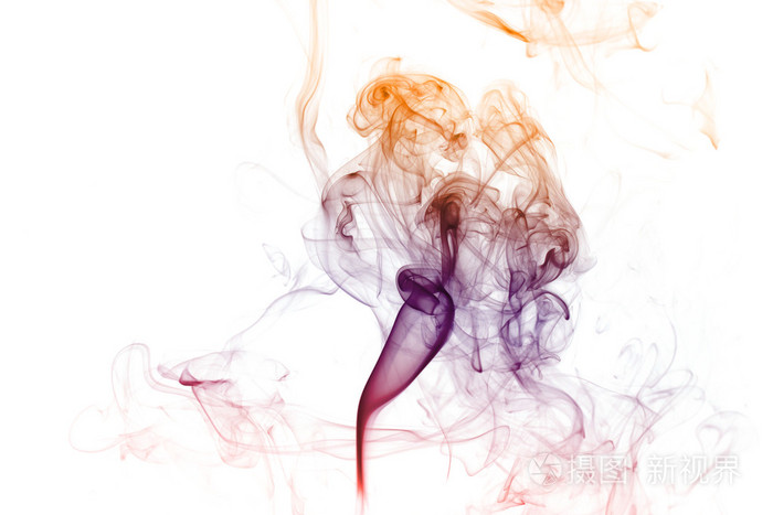 抽象的紫烟