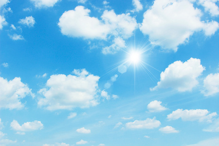 只有蓝蓝的天空晴朗天空照片