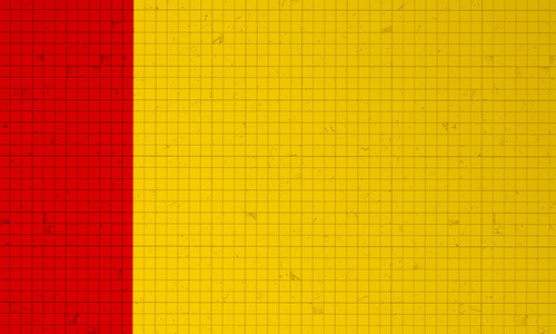 红色和黄色的墙