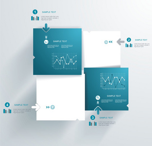 现代设计模板。可以用于信息图形